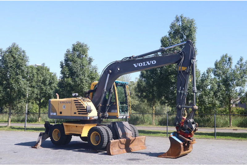 Volvo EW160B | EW 160 B | TILT ROTATOR | BUCKET | OUTRIGGERS | BLADE - Excavadora de ruedas: foto 5 Volvo EW160B | EW 160 B | TILT ROTATOR | BUCKET | OUTRIGGERS | BLADE - Excavadora de ruedas: foto 5