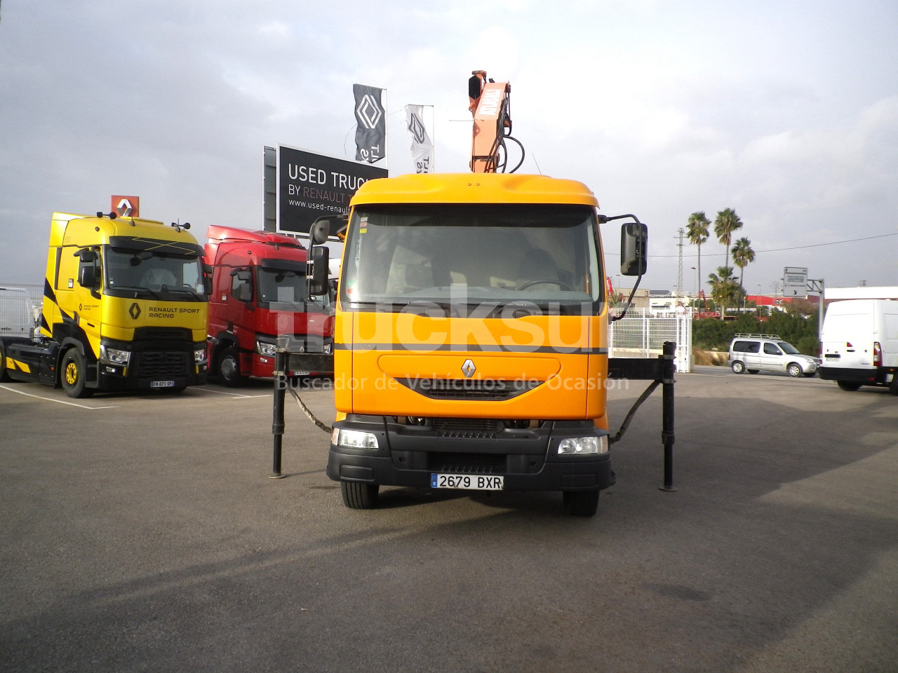 RENAULT MIDLUM 220.14C GRUA - Camión caja abierta, Camión grúa: foto 5 RENAULT MIDLUM 220.14C GRUA - Camión caja abierta, Camión grúa: foto 5