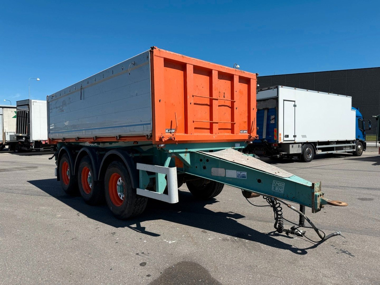 Kel-Berg 24 t. 3 axle T490K Tipper / Kipper - Remolque volquete: foto 2 Kel-Berg 24 t. 3 axle T490K Tipper / Kipper - Remolque volquete: foto 2