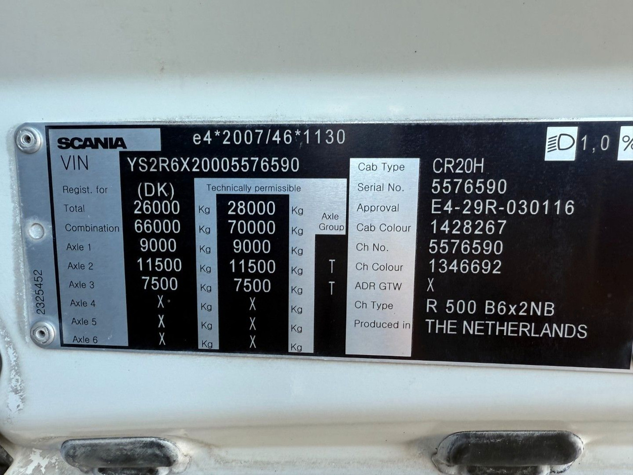 Camión cisterna Scania R500 NGS 6x2 CR20H 25 m3 Silo Euro 6: foto 22