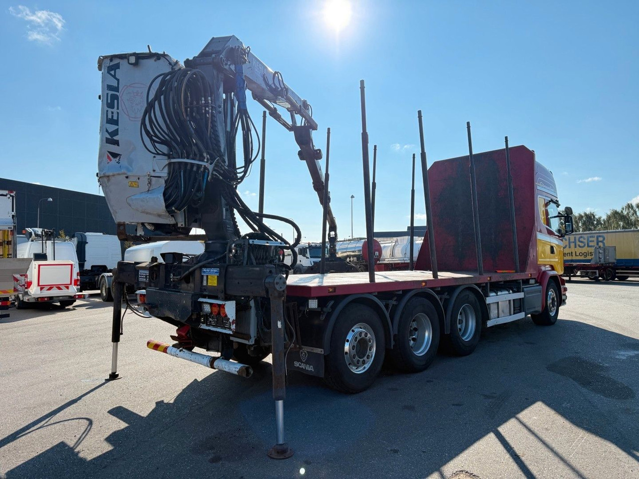 Scania R580 V8 8x4*4 Crane Kesla 21127 / Woodtransport - Camión grúa: foto 3 Scania R580 V8 8x4*4 Crane Kesla 21127 / Woodtransport - Camión grúa: foto 3