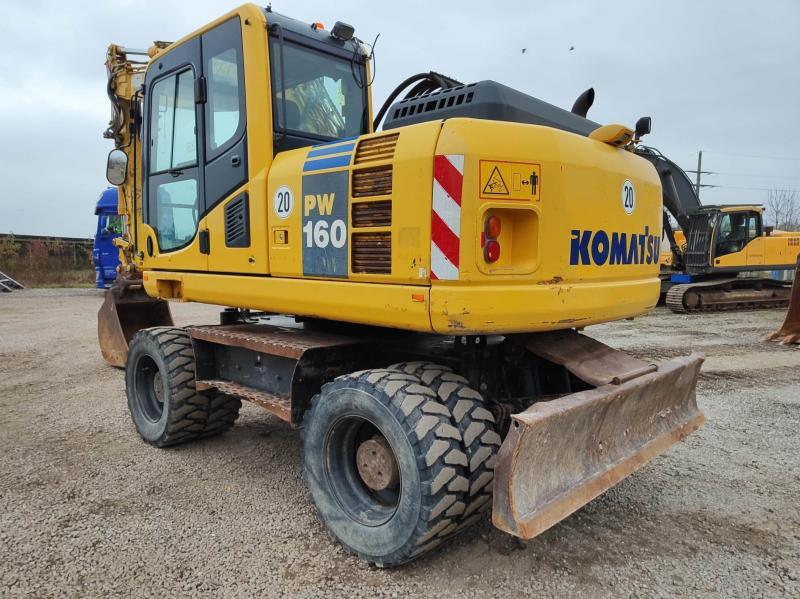 Komatsu PW160-8 - Excavadora de ruedas: foto 1 Komatsu PW160-8 - Excavadora de ruedas: foto 1