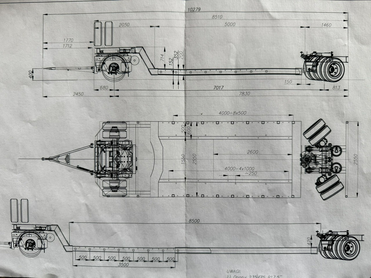 Semirremolque góndola rebajadas EMTECH 2 osiowa PCN 18 TIEFBETT Zagłębiana Rozciągana Oś Skrętna UNIKAT: foto 6 Semirremolque góndola rebajadas EMTECH 2 osiowa PCN 18 TIEFBETT Zagłębiana Rozciągana Oś Skrętna UNIKAT: foto 6