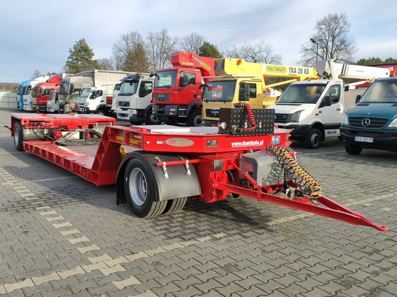 Semirremolque góndola rebajadas EMTECH 2 osiowa PCN 18 TIEFBETT Zagłębiana Rozciągana Oś Skrętna UNIKAT: foto 9 Semirremolque góndola rebajadas EMTECH 2 osiowa PCN 18 TIEFBETT Zagłębiana Rozciągana Oś Skrętna UNIKAT: foto 9