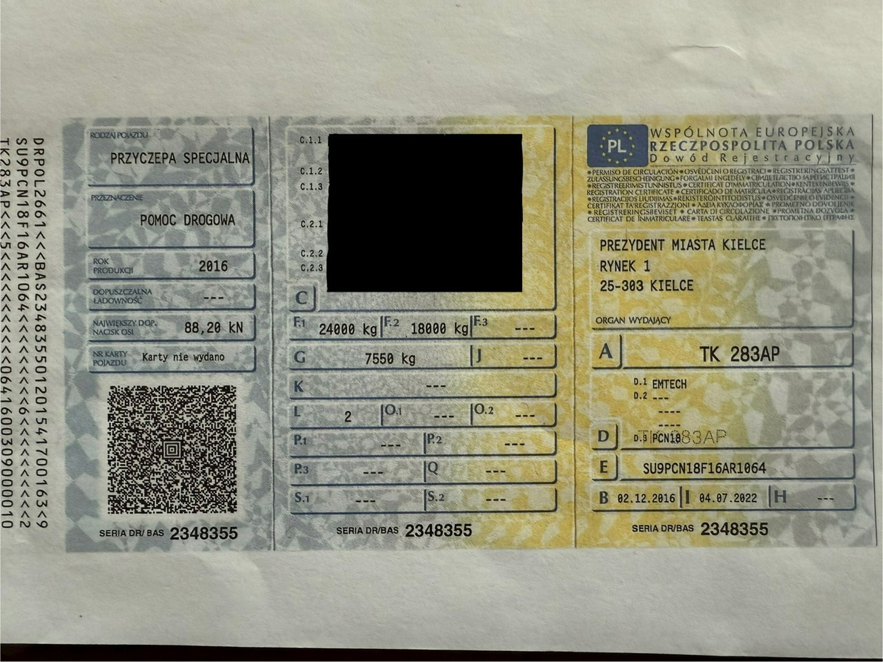 Semirremolque góndola rebajadas EMTECH 2 osiowa PCN 18 TIEFBETT Zagłębiana Rozciągana Oś Skrętna UNIKAT: foto 32