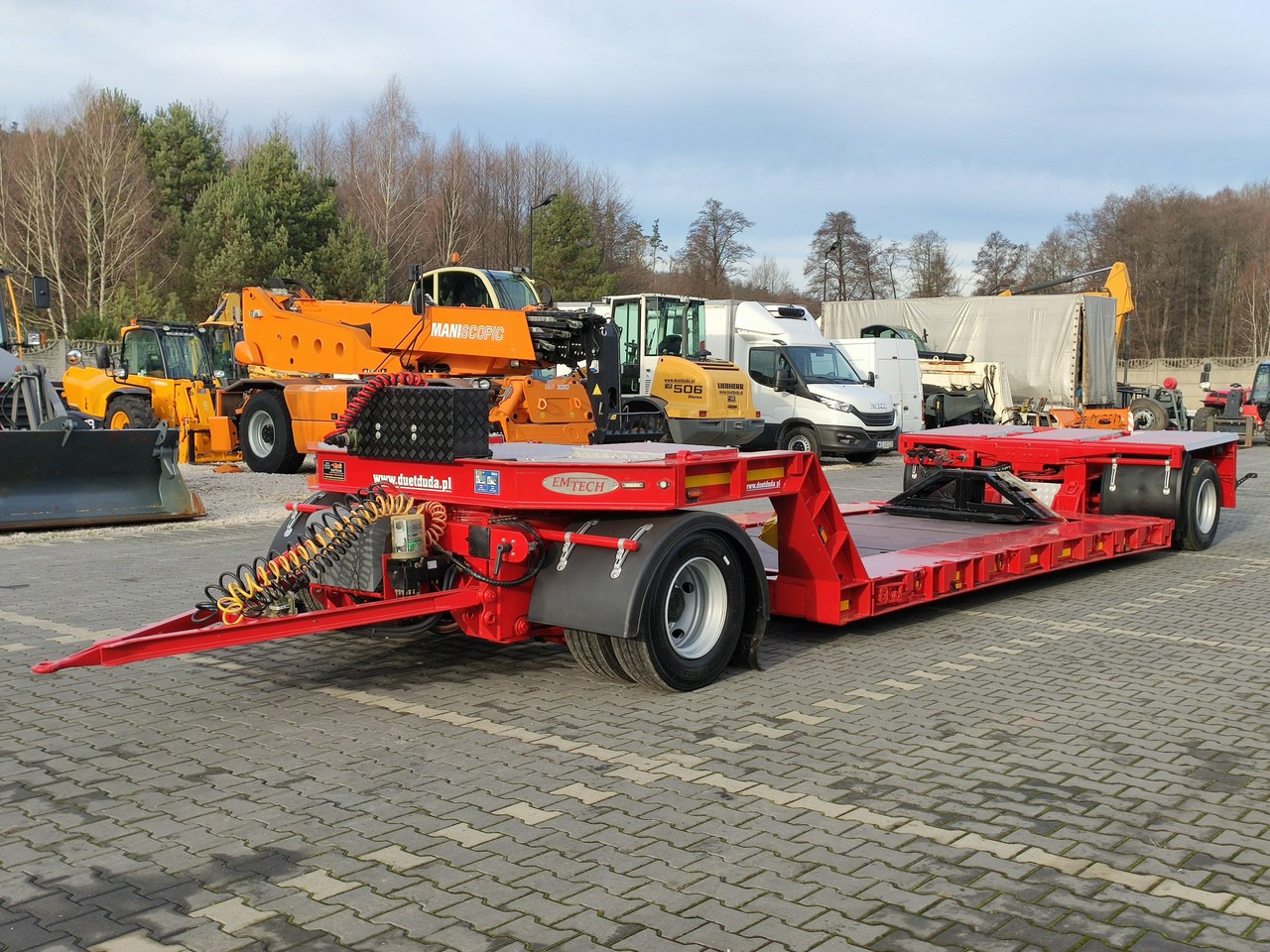 Semirremolque góndola rebajadas EMTECH 2 osiowa PCN 18 TIEFBETT Zagłębiana Rozciągana Oś Skrętna UNIKAT: foto 25 Semirremolque góndola rebajadas EMTECH 2 osiowa PCN 18 TIEFBETT Zagłębiana Rozciągana Oś Skrętna UNIKAT: foto 25