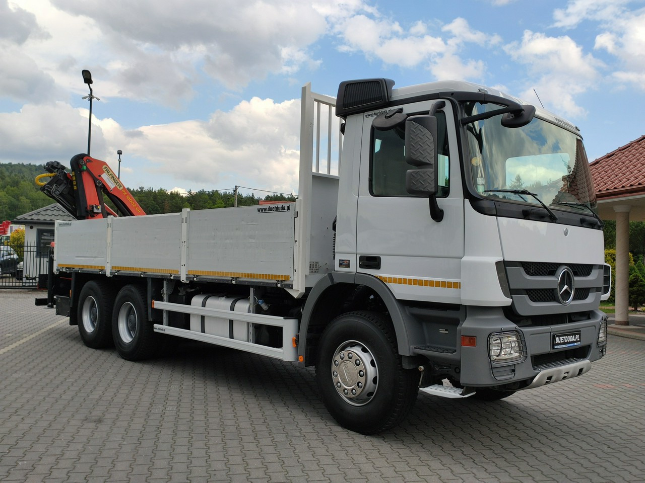 Mercedes Actros 2636 6x4 HDS Palfinger PK 18002-EH Rotato - Camión caja abierta, Camión grúa: foto 1 Mercedes Actros 2636 6x4 HDS Palfinger PK 18002-EH Rotato - Camión caja abierta, Camión grúa: foto 1