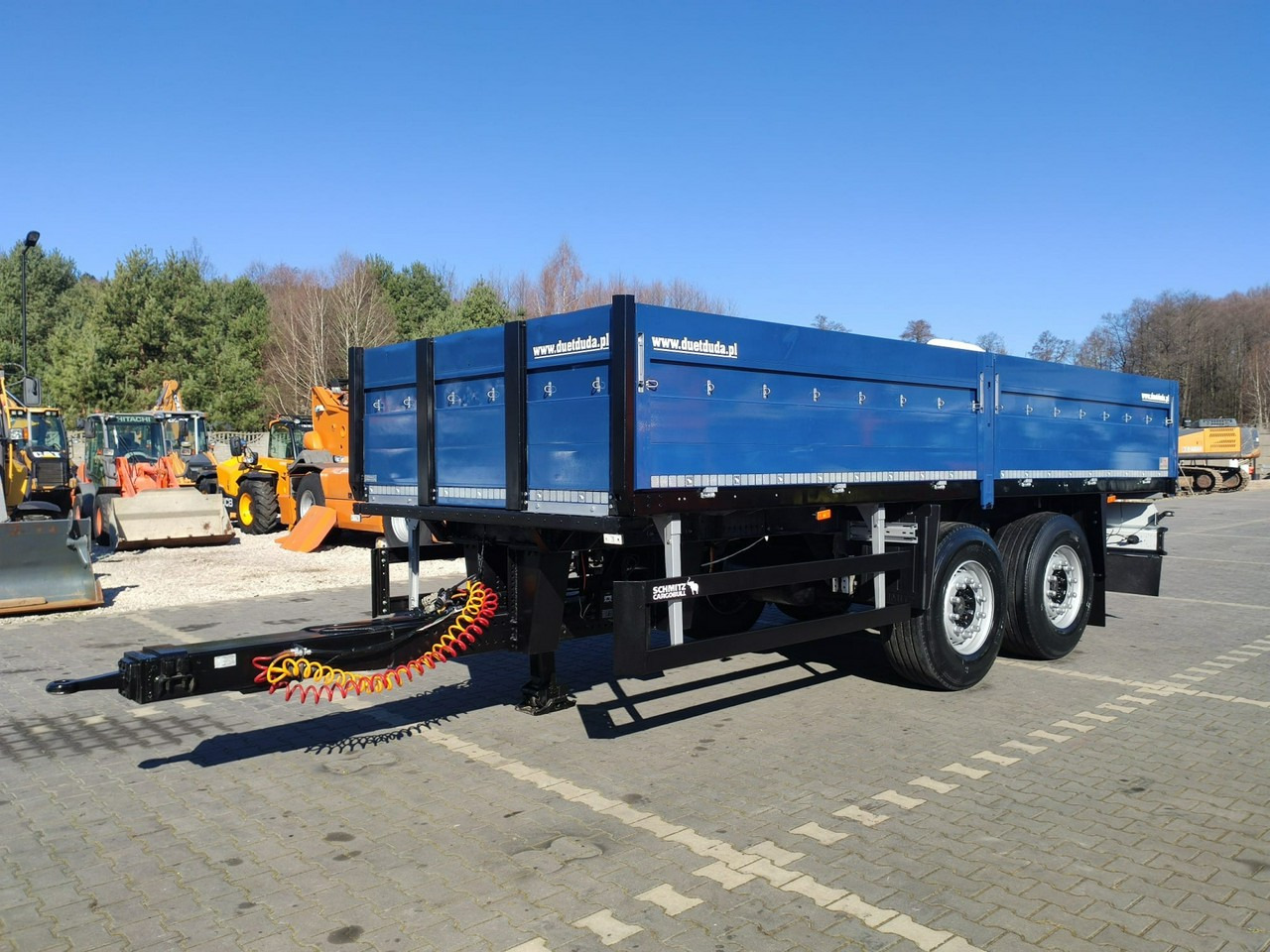 Schmitz Cargobull Ciężarowa 2-osiowa na poduszkach Tandem Stan Unikat !!! - Remolque caja abierta: foto 2 Schmitz Cargobull Ciężarowa 2-osiowa na poduszkach Tandem Stan Unikat !!! - Remolque caja abierta: foto 2