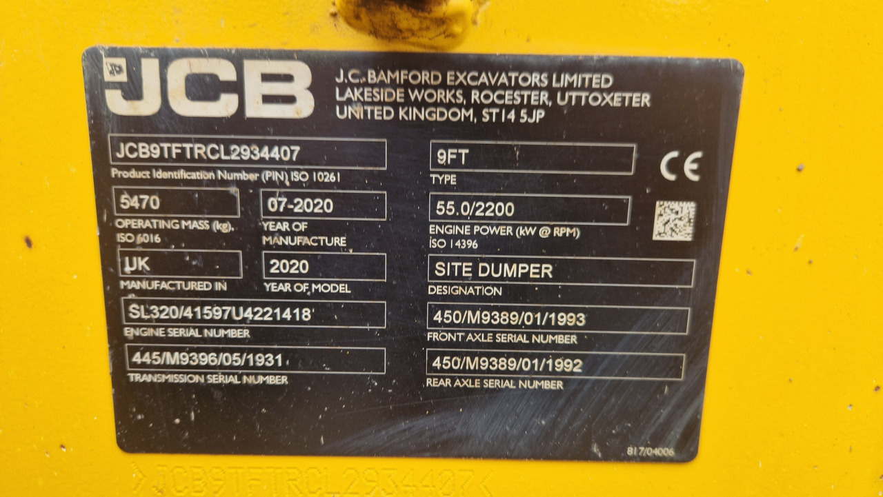 Leasing de JCB 9 T FT - KABINA JCB 9 T FT - KABINA: foto 11