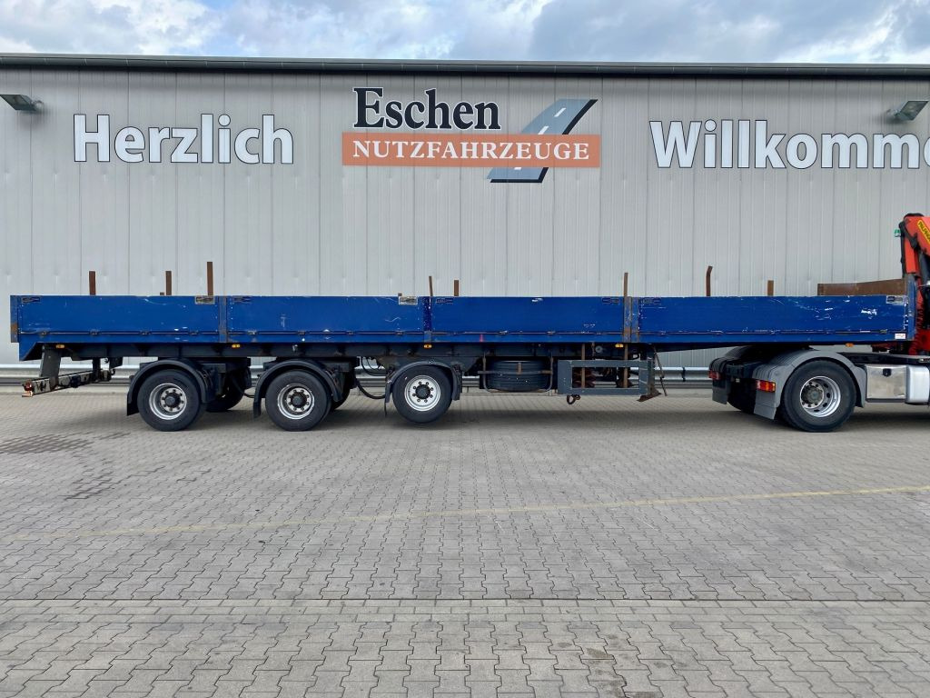 Janzen | ausziehbar*2+3 Achse gelenkt*Luft-Lift - Semirremolque plataforma/ Caja abierta: foto 5 Janzen | ausziehbar*2+3 Achse gelenkt*Luft-Lift - Semirremolque plataforma/ Caja abierta: foto 5