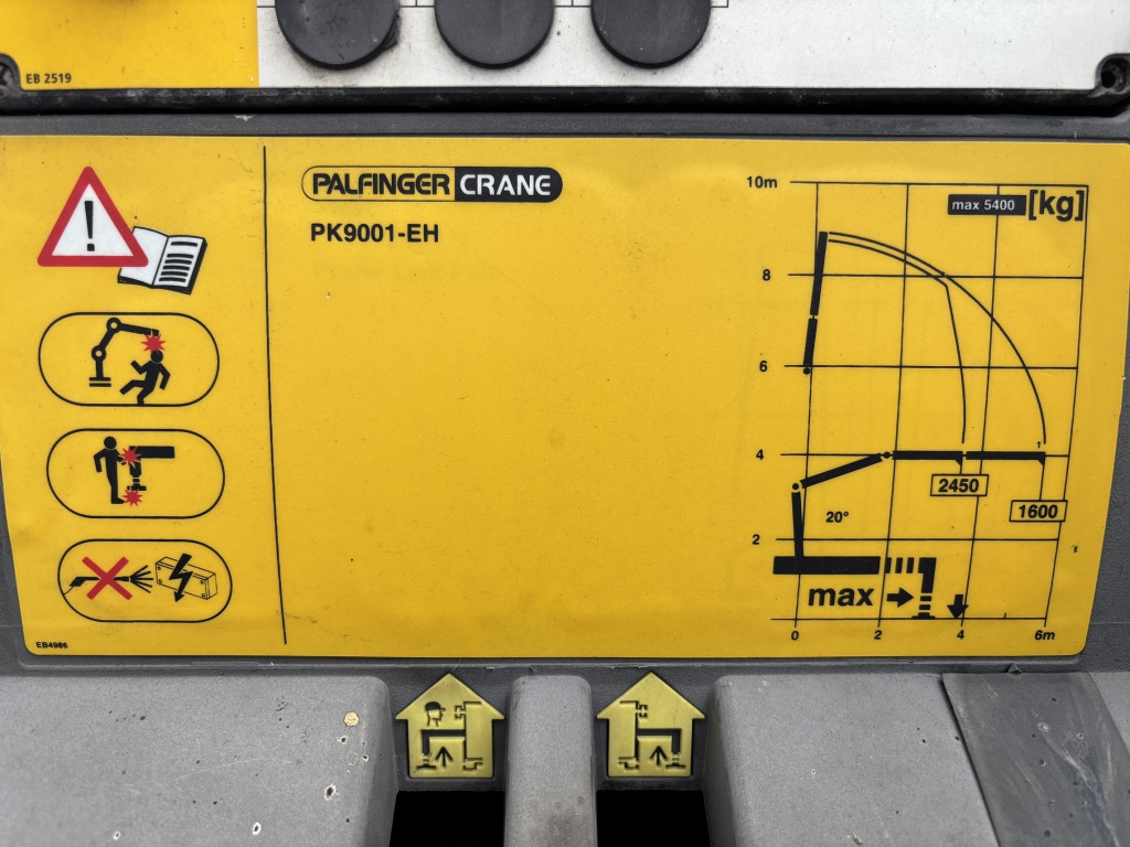 Camión caja abierta MAN TGA 18.350  4x2 LL / Palfinger PK9002 EH Kran: foto 9