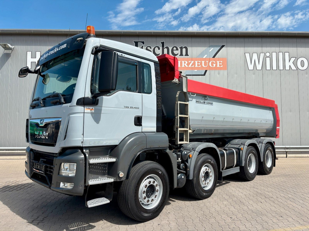 MAN TGS 35.420 8x4 BL | MEILLER*Rollplane*Navi*Klima - Camión volquete: foto 2 MAN TGS 35.420 8x4 BL | MEILLER*Rollplane*Navi*Klima - Camión volquete: foto 2