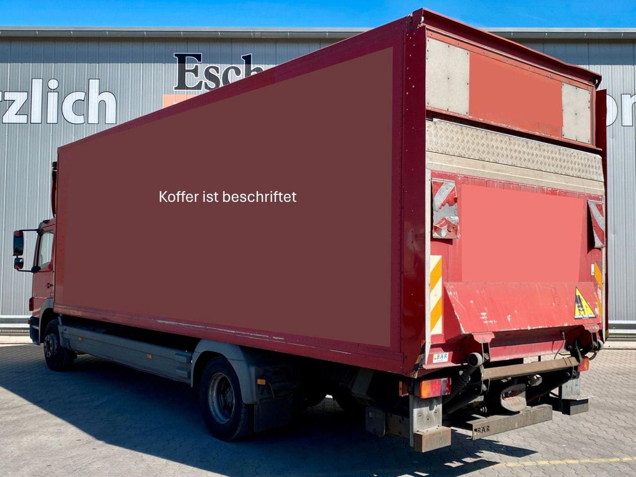 Mercedes-Benz Atego 1224 | BÄR LBW 1,50to*3x Sitze*Klima*AHK - Camión caja cerrada: foto 3 Mercedes-Benz Atego 1224 | BÄR LBW 1,50to*3x Sitze*Klima*AHK - Camión caja cerrada: foto 3