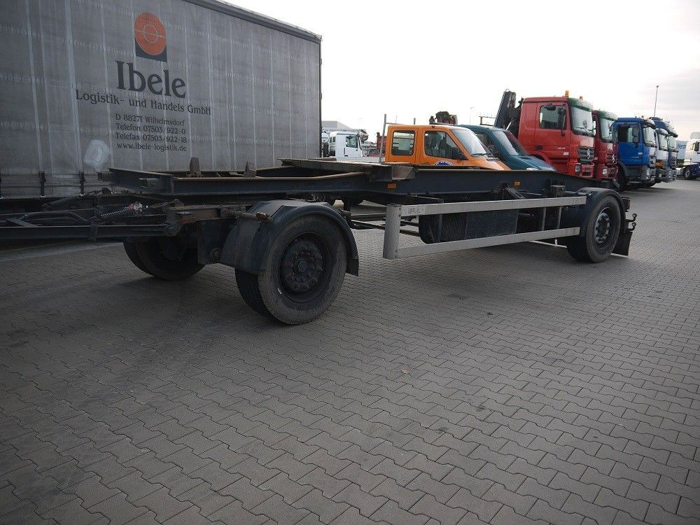 Schmitz Cargobull ACF 18 Abrollanhänger| Duomatic*ABS*Luftfederung - Remolque multilift/ Portacontenedores de cadenas: foto 1 Schmitz Cargobull ACF 18 Abrollanhänger| Duomatic*ABS*Luftfederung - Remolque multilift/ Portacontenedores de cadenas: foto 1
