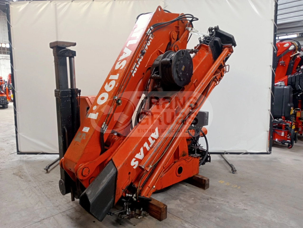 Grúa Atlas AK 190.1 A5 - Grúa para camión para Camión: foto 4 Grúa Atlas AK 190.1 A5 - Grúa para camión para Camión: foto 4