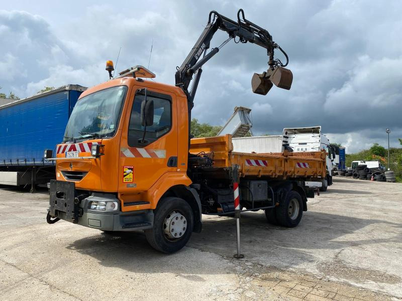 Renault Midlum 180 - Camión volquete, Camión grúa: foto 4 Renault Midlum 180 - Camión volquete, Camión grúa: foto 4