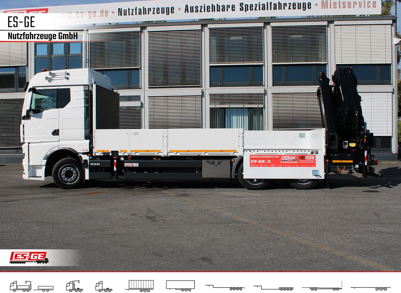 MAN TGX 26.480 6x2-4 LL, MKG-Ladekran HLK531 a5 - Camión caja abierta, Camión grúa: foto 5 MAN TGX 26.480 6x2-4 LL, MKG-Ladekran HLK531 a5 - Camión caja abierta, Camión grúa: foto 5