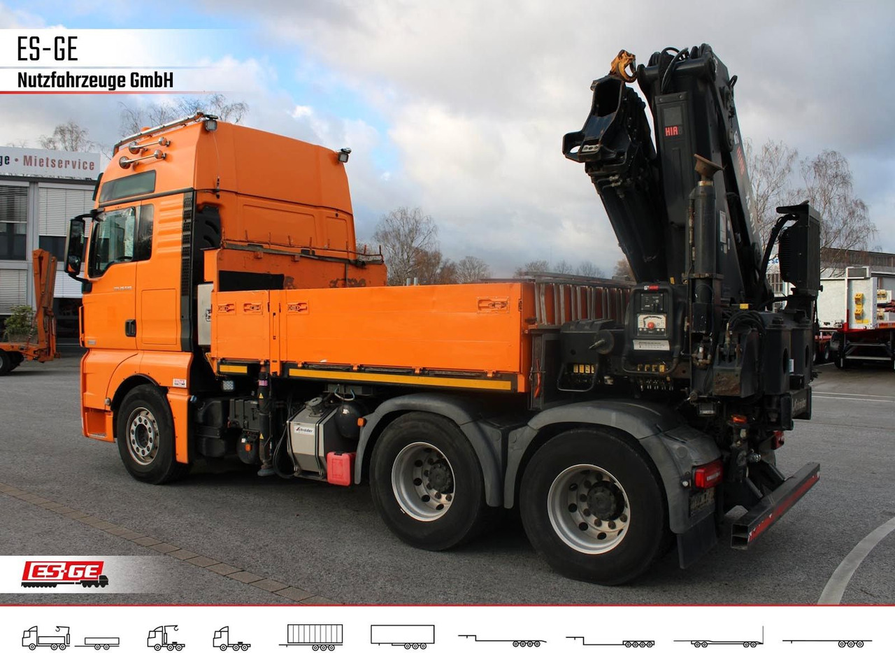MAN TGX 26.540 + HIABV-Ladekran 477E-4 HIPRO MAN TGX 26.540 + HIABV-Ladekran 477E-4 HIPRO - Camión caja abierta, Camión grúa: foto 1 MAN TGX 26.540 + HIABV-Ladekran 477E-4 HIPRO MAN TGX 26.540 + HIABV-Ladekran 477E-4 HIPRO - Camión caja abierta, Camión grúa: foto 1