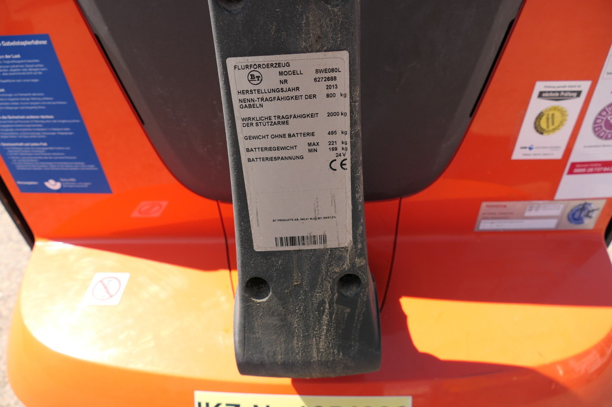 Transpaleta BT SWE 080L Batterie 15/2021: foto 8