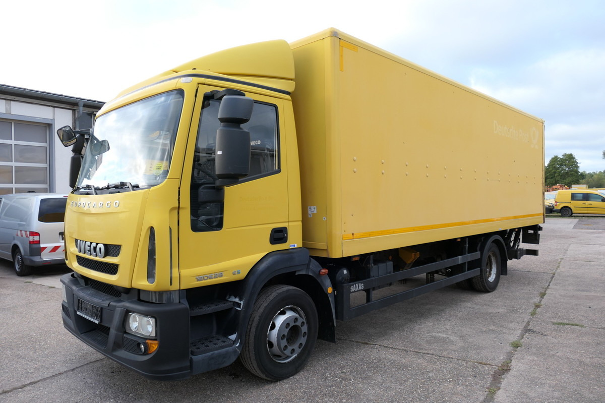 IVECO EuroCargo ML 120 E28/P AHK LBW Koffer 7,00x2,44x - Camión caja cerrada: foto 1 IVECO EuroCargo ML 120 E28/P AHK LBW Koffer 7,00x2,44x - Camión caja cerrada: foto 1