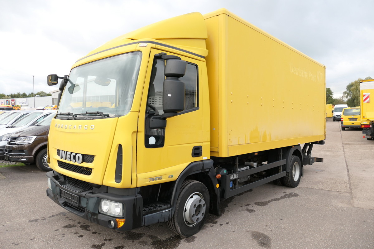 IVECO EuroCargo ML 75 E 16 P LBW LUFT AUTOMATIK - Camión caja cerrada: foto 1 IVECO EuroCargo ML 75 E 16 P LBW LUFT AUTOMATIK - Camión caja cerrada: foto 1