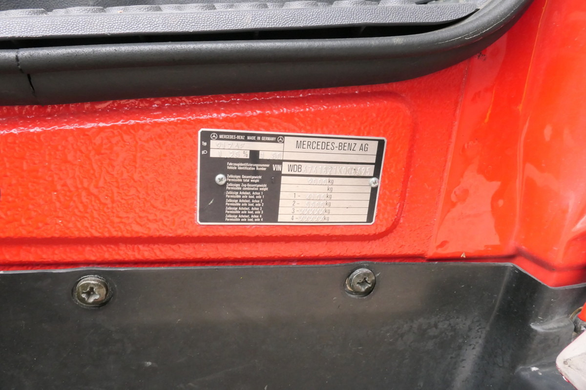 Camión de bomberos MERCEDES-BENZ 917 AF LF8/6 Feuerwehrfahrzeug: foto 19 Camión de bomberos MERCEDES-BENZ 917 AF LF8/6 Feuerwehrfahrzeug: foto 19