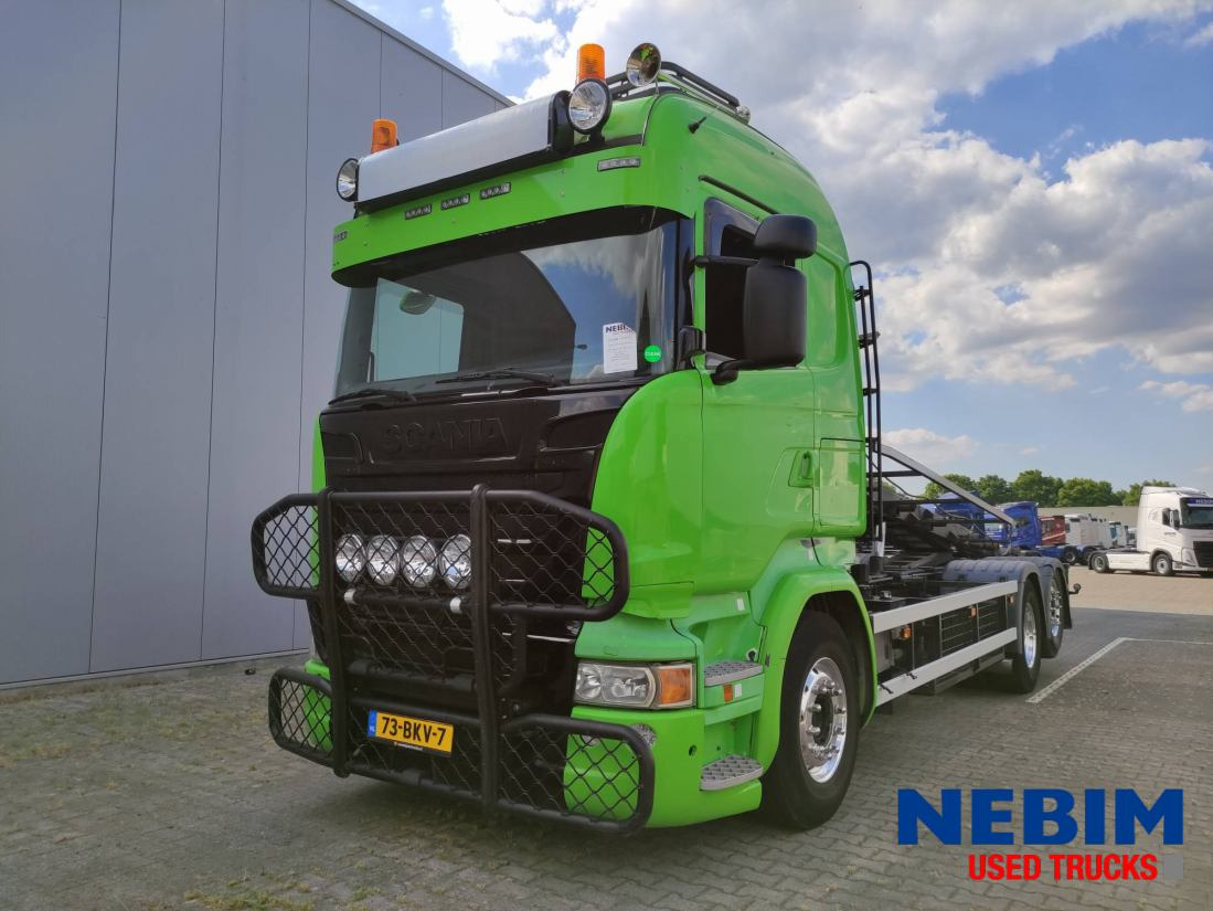 Scania R560 V8 6x2 Retarder - NCH 20 ton cable system - Camión portacontenedore/ Intercambiable: foto 1 Scania R560 V8 6x2 Retarder - NCH 20 ton cable system - Camión portacontenedore/ Intercambiable: foto 1