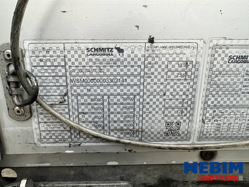 Schmitz Cargobull SCB*S3T - Curtainsider / Pritsche Plane / Sliding roof - Semirremolque góndola rebajadas: foto 5 Schmitz Cargobull SCB*S3T - Curtainsider / Pritsche Plane / Sliding roof - Semirremolque góndola rebajadas: foto 5