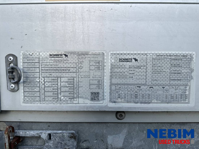 Schmitz Cargobull SCB*S3T - Curtainsider / Pritsche Plane / Sliding roof - Semirremolque lona: foto 5 Schmitz Cargobull SCB*S3T - Curtainsider / Pritsche Plane / Sliding roof - Semirremolque lona: foto 5