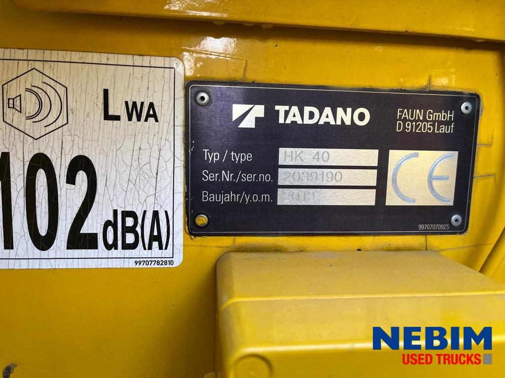 Camión grúa Volvo FM 400 8X4 - Faun Tadano HK40-Only TO BE Viewed BY Appointment: foto 8 Camión grúa Volvo FM 400 8X4 - Faun Tadano HK40-Only TO BE Viewed BY Appointment: foto 8