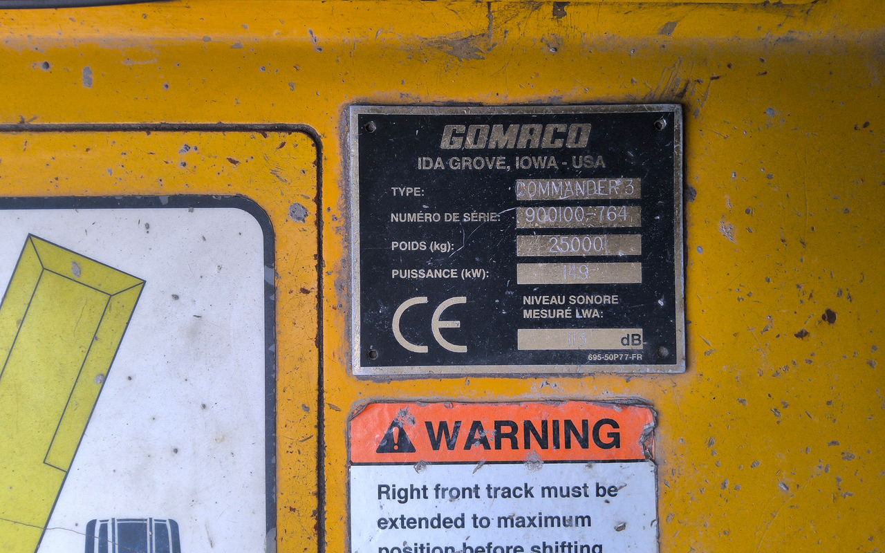 Pavimentadora de encofrado deslizante Gomaco Commander III: foto 17