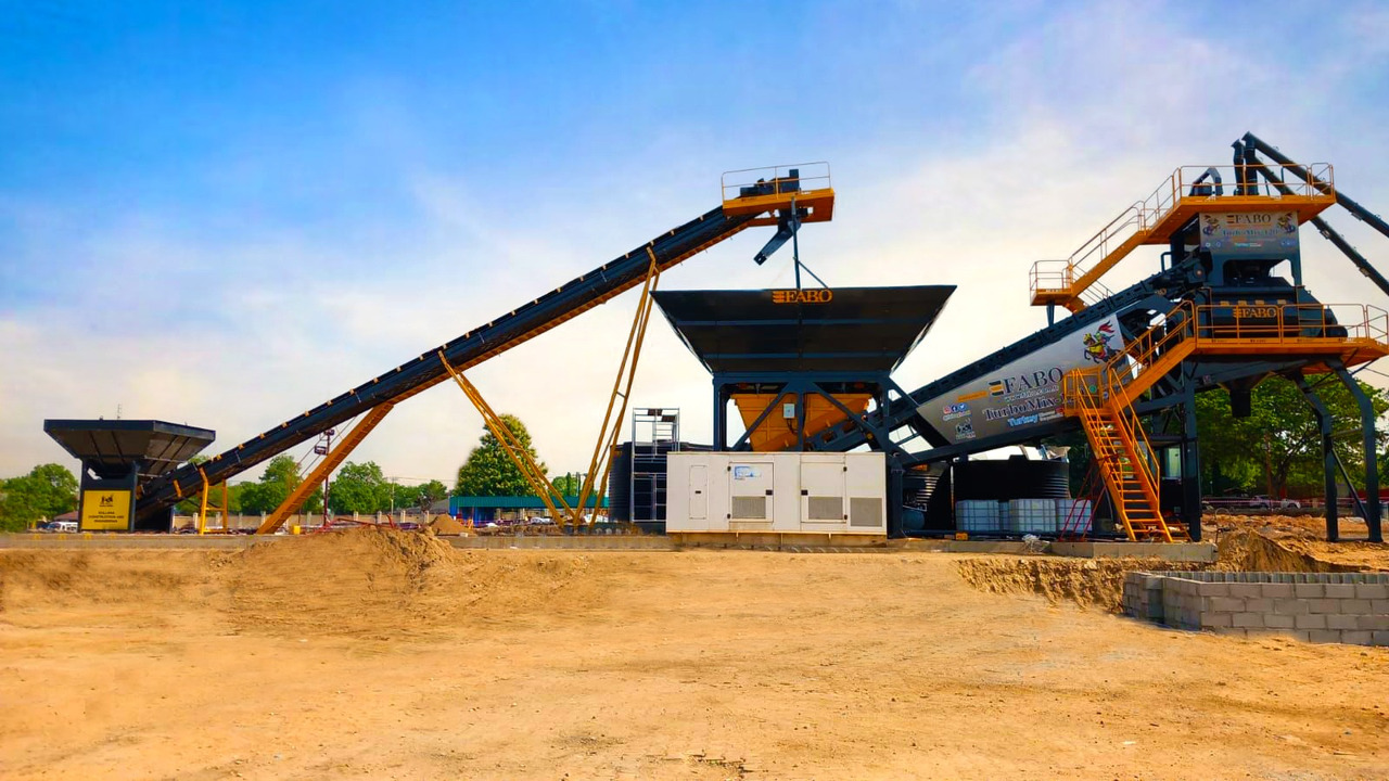 FABO mobile concrete batching plant - Planta de hormigón: foto 1 FABO mobile concrete batching plant - Planta de hormigón: foto 1