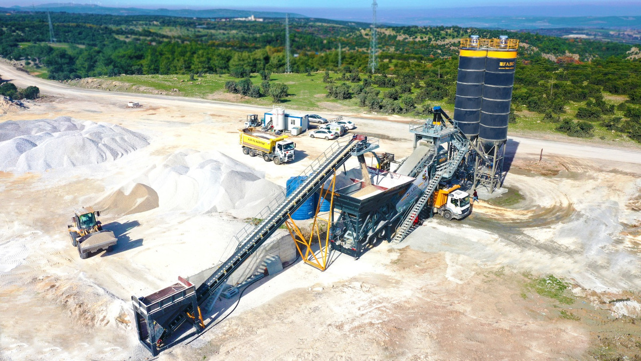 FABO mobile concrete batching plant - Planta de hormigón: foto 1 FABO mobile concrete batching plant - Planta de hormigón: foto 1
