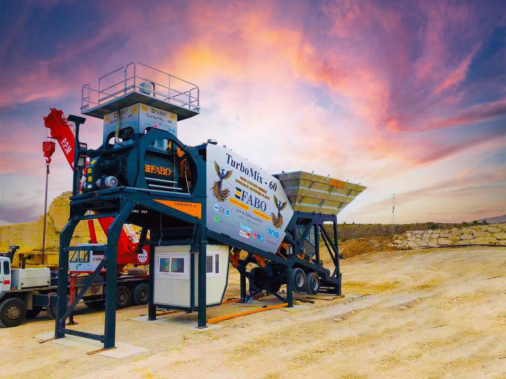 FABO mobile concrete batching plant - Planta de hormigón: foto 2 FABO mobile concrete batching plant - Planta de hormigón: foto 2