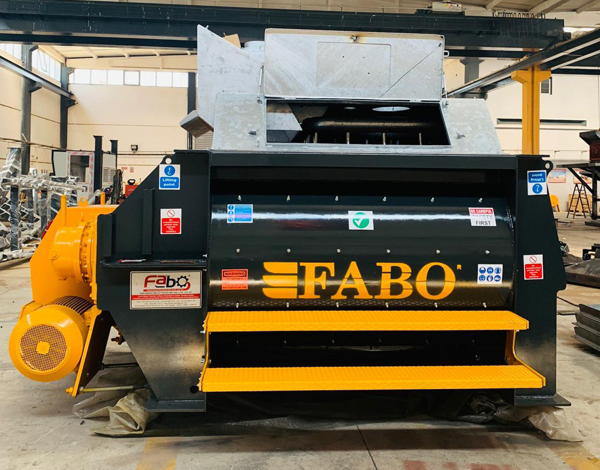 FABO twin shaft mixer - Hormigonera: foto 5 FABO twin shaft mixer - Hormigonera: foto 5