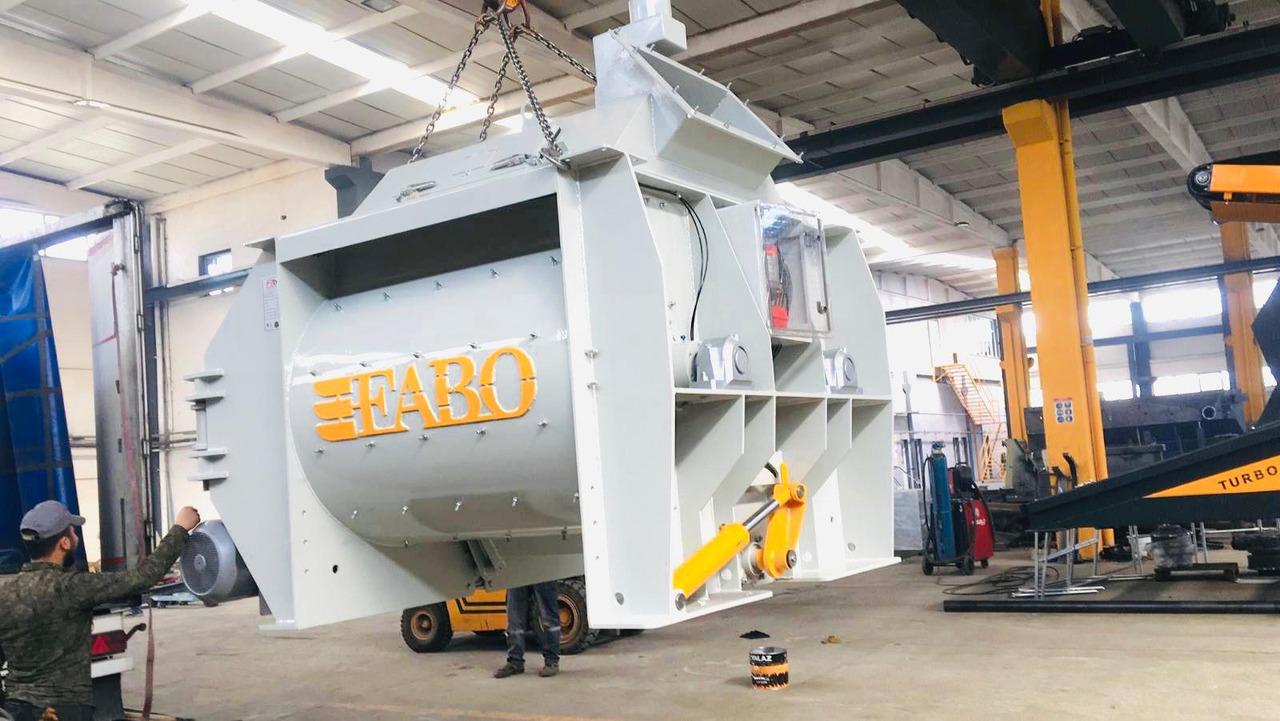 FABO twin shaft mixer - Hormigonera: foto 1 FABO twin shaft mixer - Hormigonera: foto 1
