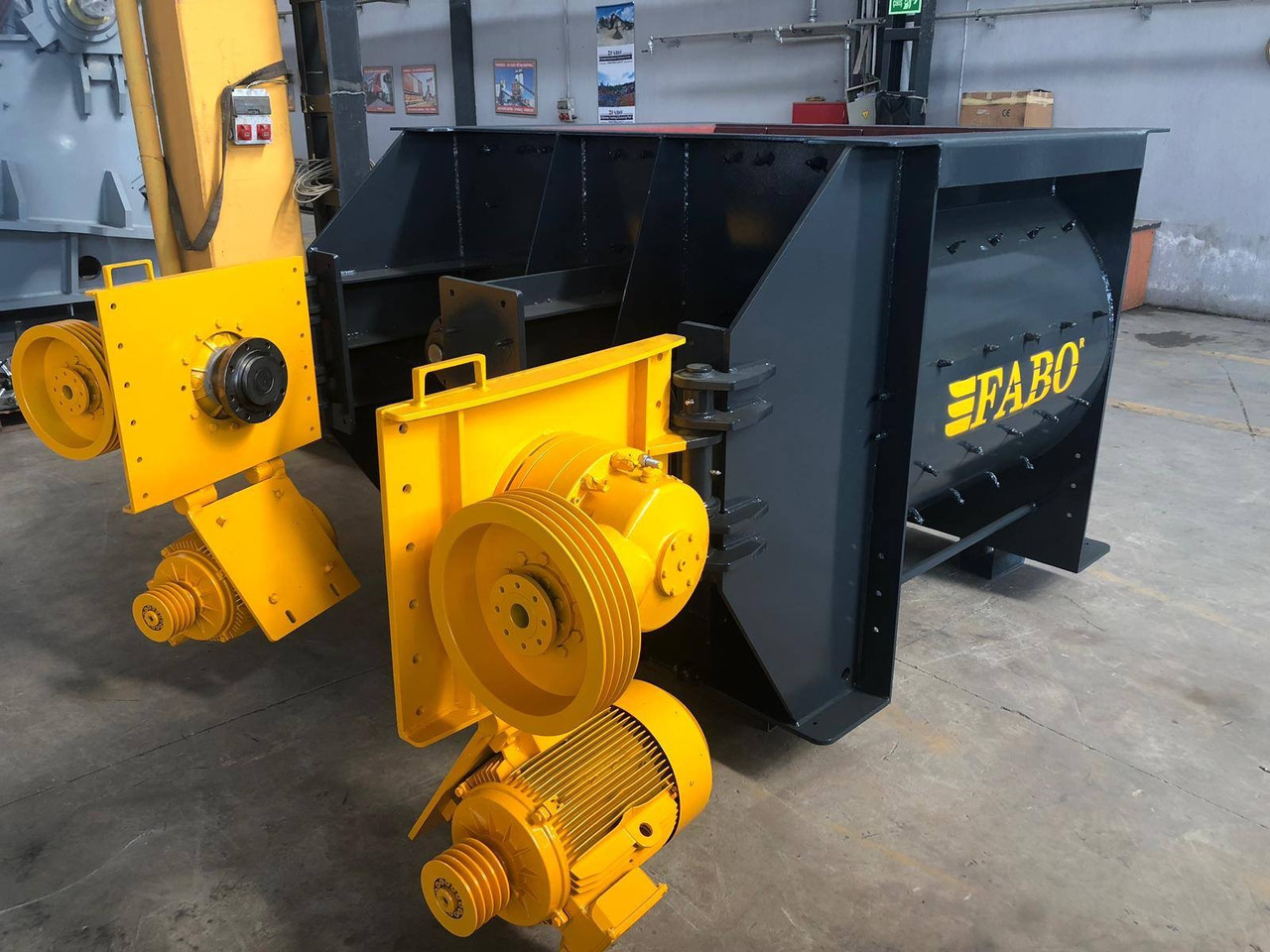 FABO twin shaft mixer - Hormigonera: foto 5 FABO twin shaft mixer - Hormigonera: foto 5