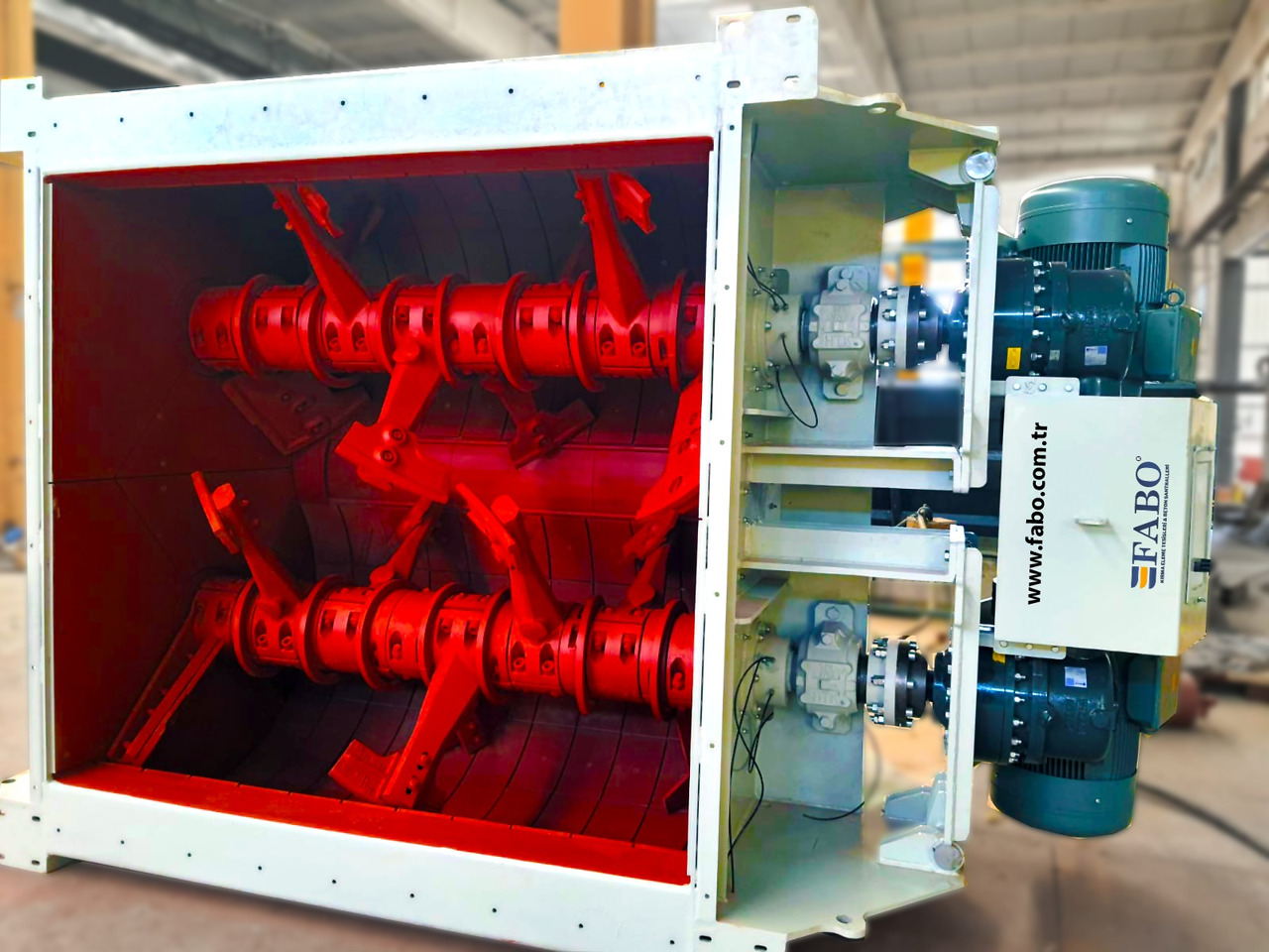 FABO twin shaft mixer - Hormigonera: foto 1 FABO twin shaft mixer - Hormigonera: foto 1