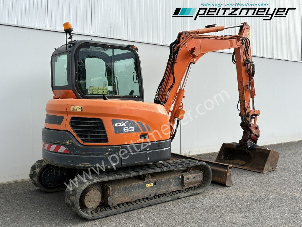 Doosan Kettenbagger DX 63-3 PowerTilt 070 , MS 03, mehrfach vorhanden - Miniexcavadora: foto 4 Doosan Kettenbagger DX 63-3 PowerTilt 070 , MS 03, mehrfach vorhanden - Miniexcavadora: foto 4