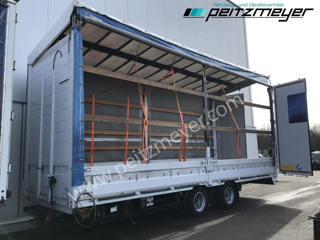 KRUKENMEIER Jumboanhänger TLPS 16,4, Hubdach, Edscha, verzinkt RSAB - Remolque caja abierta: foto 3 KRUKENMEIER Jumboanhänger TLPS 16,4, Hubdach, Edscha, verzinkt RSAB - Remolque caja abierta: foto 3