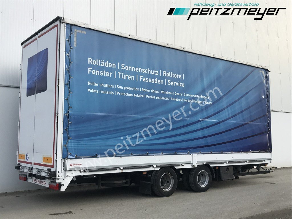 KRUKENMEIER Jumboanhänger TLPS 16,4, Hubdach, Edscha, verzinkt RSAB - Remolque caja abierta: foto 1 KRUKENMEIER Jumboanhänger TLPS 16,4, Hubdach, Edscha, verzinkt RSAB - Remolque caja abierta: foto 1
