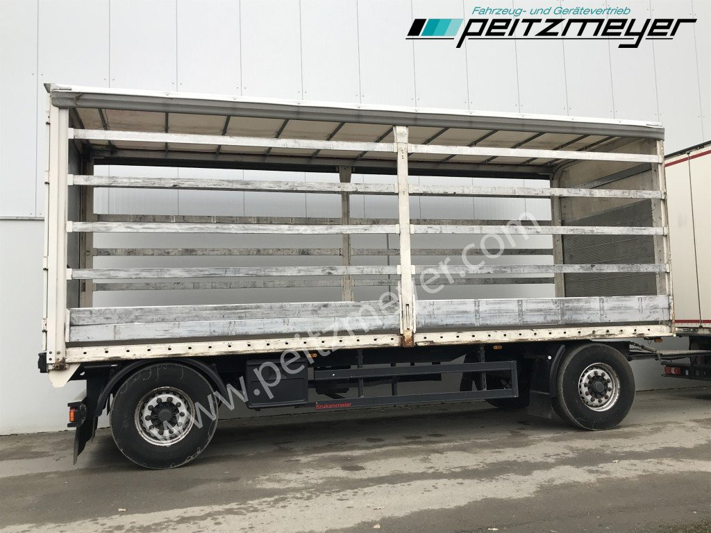 Remolque con toldo KRUKENMEIER PRITSCHENANHÄNGER 18 T. mit Durchlade: foto 8
