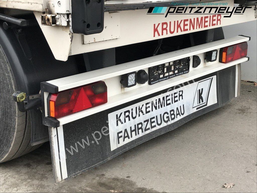 Remolque con toldo KRUKENMEIER PRITSCHENANHÄNGER 18 T. mit Durchlade: foto 9