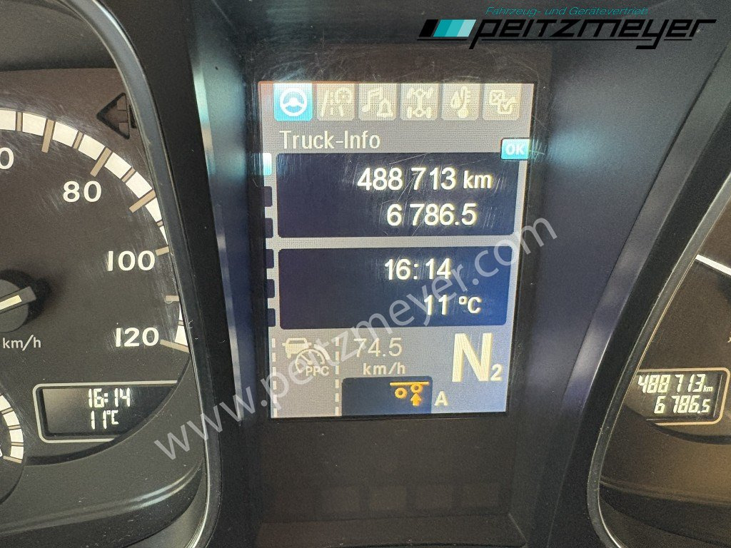 Camión lona MERCEDES-BENZ Actros 2545 LL Pritsche, Klima, Standklima, PPC, EU 6 MP 4 - Edscha: foto 9