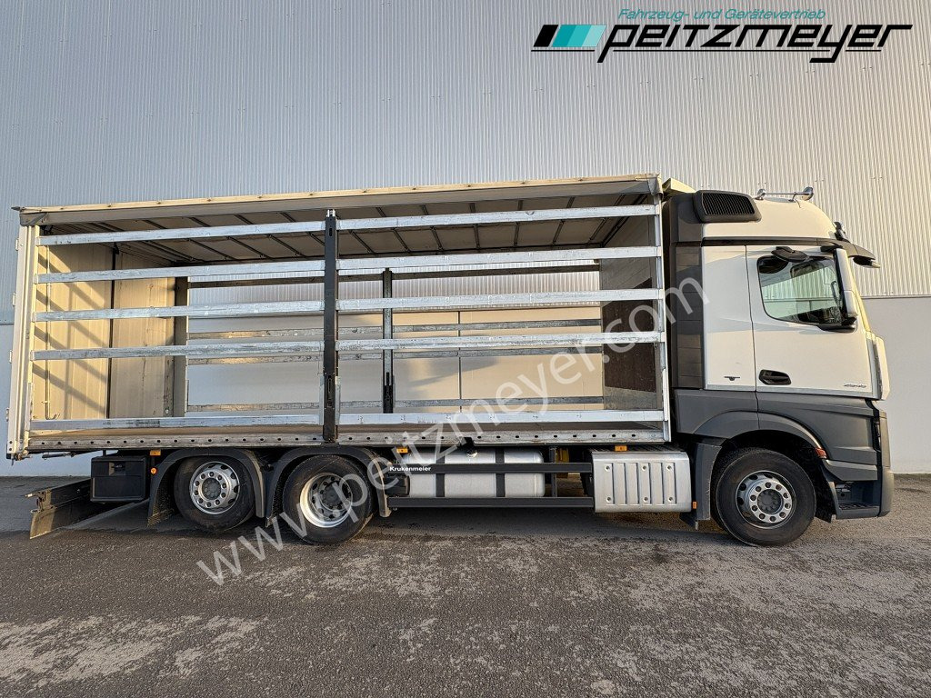 Camión lona MERCEDES-BENZ Actros 2545 LL Pritsche, Klima, Standklima, PPC, EU 6 MP 4 - Edscha: foto 8