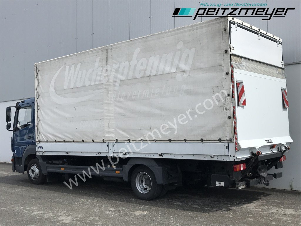 MERCEDES-BENZ Atego 818 L Pritsche+LBW, Klima, 2 x AHK - Camión lona: foto 4 MERCEDES-BENZ Atego 818 L Pritsche+LBW, Klima, 2 x AHK - Camión lona: foto 4