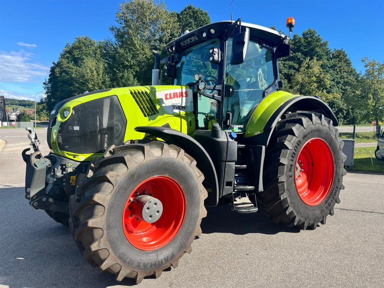 CLAAS Axion 870 CMATIC mit S10 GPS und Cebis Touch, Vorderreifen NEU - Tractor: foto 2 CLAAS Axion 870 CMATIC mit S10 GPS und Cebis Touch, Vorderreifen NEU - Tractor: foto 2