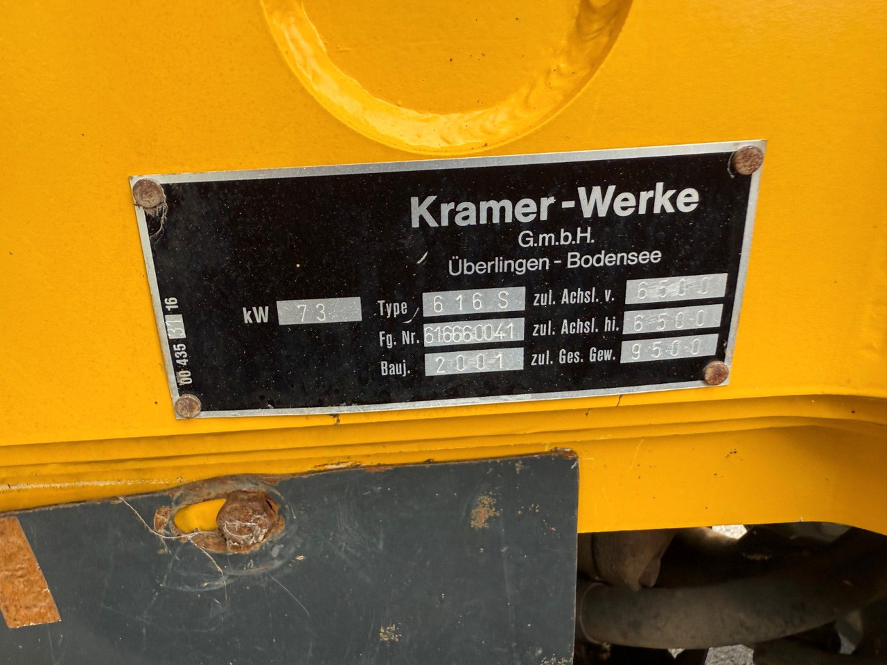 Kramer 616 S Serie II 4+1 Schaufel SW Palettengabel - Retroexcavadora: foto 3 Kramer 616 S Serie II 4+1 Schaufel SW Palettengabel - Retroexcavadora: foto 3