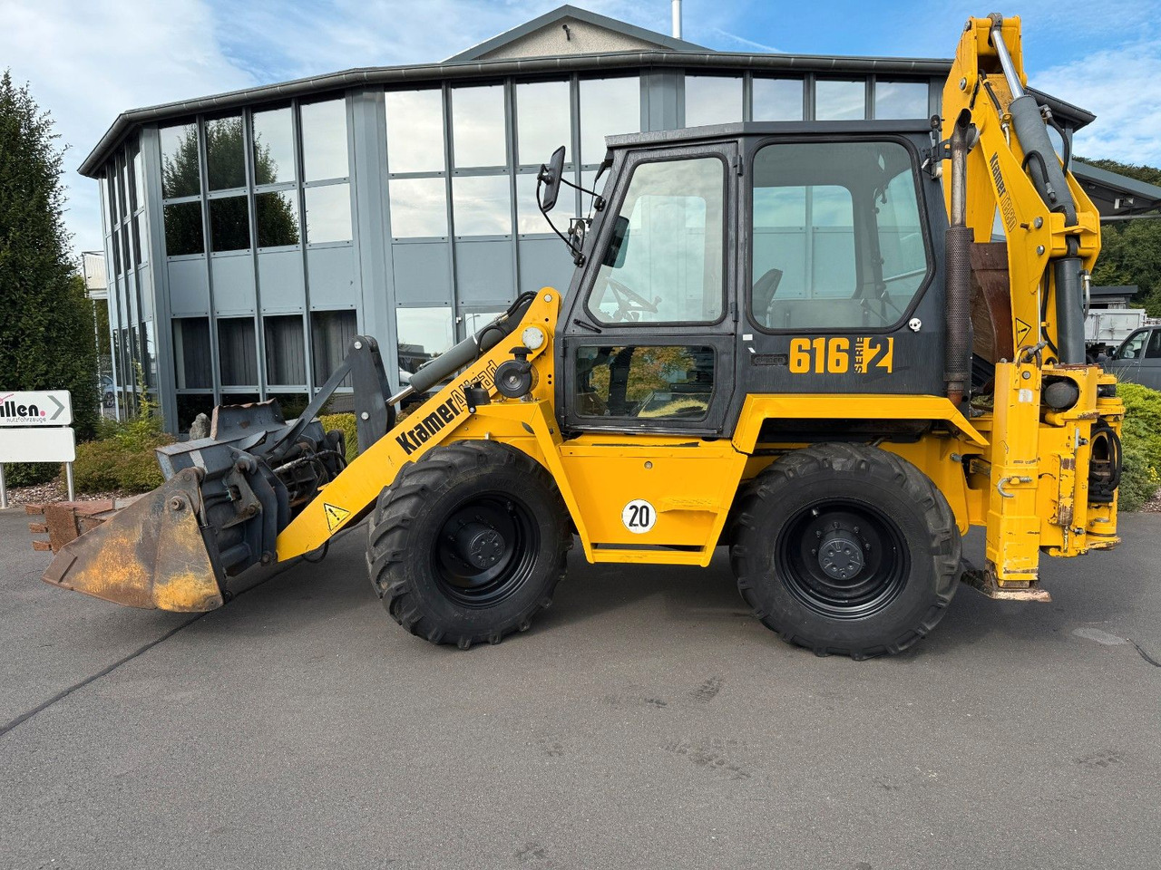 Kramer 616 S Serie II 4+1 Schaufel SW Palettengabel - Retroexcavadora: foto 1 Kramer 616 S Serie II 4+1 Schaufel SW Palettengabel - Retroexcavadora: foto 1