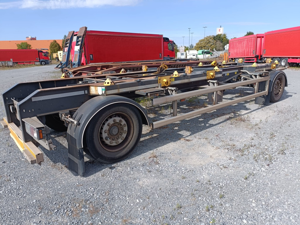 HUEFFERMANN Anhänger für Absetzmulden HMA 18.76 LS Containeranhänger - Remolque portacontenedore/ Intercambiable: foto 1 HUEFFERMANN Anhänger für Absetzmulden HMA 18.76 LS Containeranhänger - Remolque portacontenedore/ Intercambiable: foto 1